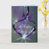 Carte de Colibri de la Fête des Mères ou toute oca (Fleur jaune)