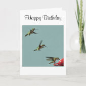 Carte de colibris (Devant)