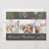 Carte de collage de photo de tableau du feuillage (Devant)