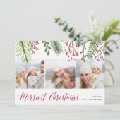 Carte de collage de photo du feuillage | de (Debout devant)