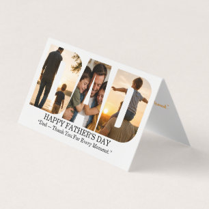 Carte de collage de photos personnalisée pour la f