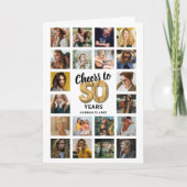 Carte de collage photo 50e anniversaire (Devant)