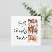 Carte de collage photo cadeau Best Friends Forever (Debout devant)