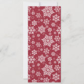 Carte de collage photo de la fête de la neige (Dos)