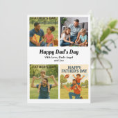 Carte de collage photo de la fête des pères person (Debout devant)