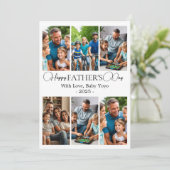 Carte de collage photo de la fête des pères person (Debout devant)