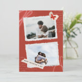 Carte de collage photo de la Saint-Valentin romant (Debout devant)