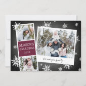 Carte de collage photo de Noël (Devant)