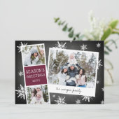 Carte de collage photo de Noël (Debout devant)