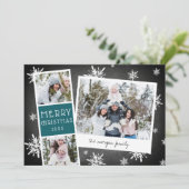 Carte de collage photo de Noël (Debout devant)