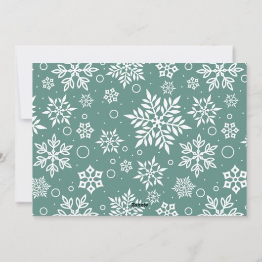 Carte de collage photo de Noël (Dos)