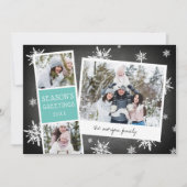 Carte de collage photo de Noël (Devant)