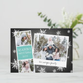 Carte de collage photo de Noël (Debout devant)