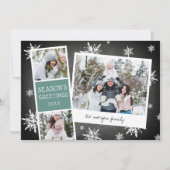 Carte de collage photo de Noël (Devant)