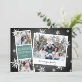 Carte de collage photo de Noël (Debout devant)