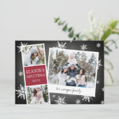 Carte de collage photo de Noël (Debout devant)