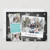 Carte de collage photo de Noël (Devant)