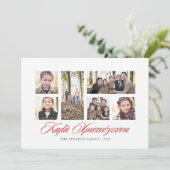 Carte de collage photo de Noël en Grèce (Debout devant)