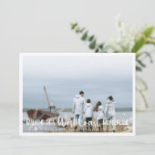 Carte de collage photo de vacances côtières (Debout devant)