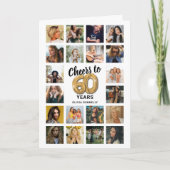 Carte de collage photo du 60e anniversaire (Devant)