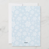 Carte de collage photo Hanoukka Snowy Photo (Dos)