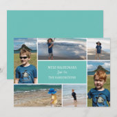 Carte de collage photo Mele Kalikimaka pour Noël (Devant / Derrière)