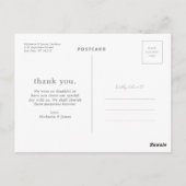 Carte de collage photo Merci (Dos)