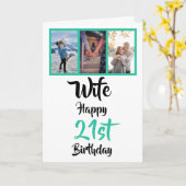 Carte de collage photo moderne de la femme 21e ann (Fleur jaune)