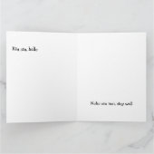 Carte de collage photo personnalisée de Nouvelle-Z (Intérieur)