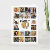 Carte de collage photo pour 60e anniversaire (Devant)