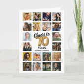 Carte de collage photo pour les 70 ans (Devant)