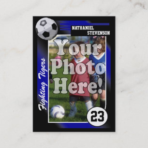 Carte de collection de football, carte de visite g
