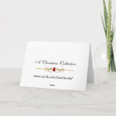 CARTE de collection de Noël (Dos)