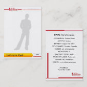 Carte de collection personnalisée #1 de style (Devant / Derrière)