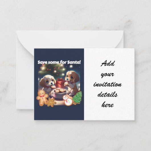 Carte de collection Puppies & Cookies (Devant)