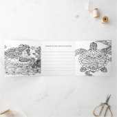 Carte de coloration Mystical Ocean Get Well (Intérieur)