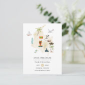 Carte de Columbia Cartagena Destination Wedding (Debout devant)