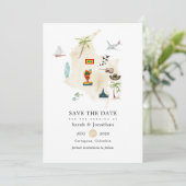 Carte de Columbia Cartagena Destination Wedding (Debout devant)