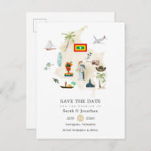 Carte de Columbia Cartagena Destination Wedding (Devant / Derrière)