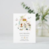 Carte de Columbia Cartagena Destination Wedding (Debout devant)