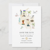 Carte de Columbia Destination de mariage à Cali (Devant)