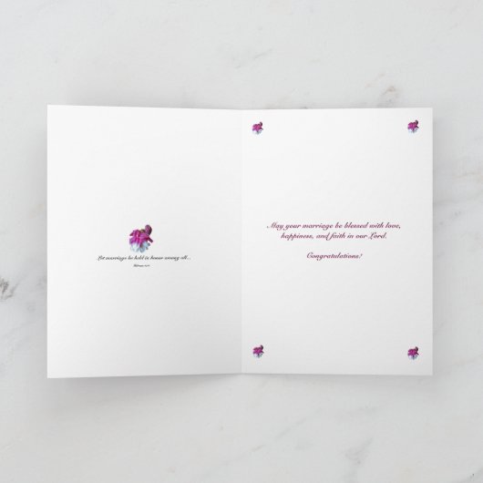 Carte de Columbine Wedding (Intérieur)