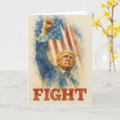 Carte de combat de Trump (Fleur jaune)