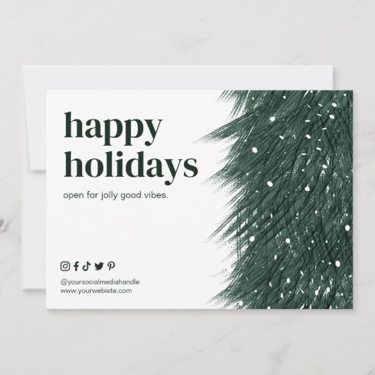 Carte de commande de Merci de vacances (Devant)