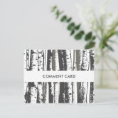 carte de commentaire arbres aspen (Debout devant)