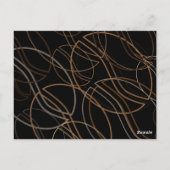 carte de commentaire blur de café (Dos)