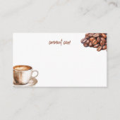 Carte de commentaire Café et conversation (Devant)