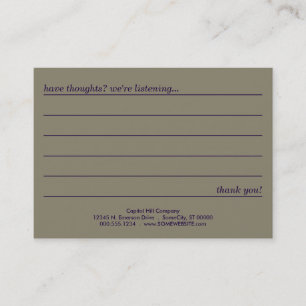 carte de commentaire de style d'emo