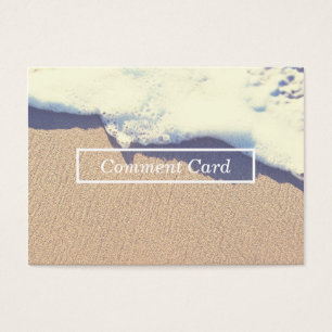 carte de commentaire de vague percée