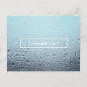 carte de commentaire en verre vapeur (Devant)